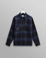 Whiting - Black And Navy Tartan Check Overshirt