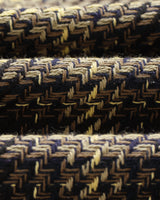 wax london men's Whiting - Black And Yellow Hutton Check Overshirt