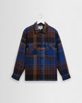 Whiting - Blue And Brown Bold Check Overshirt