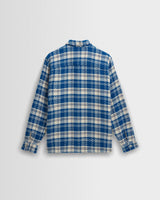 Whiting - Blue And Ecru Oran Check Overshirt