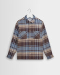 Whiting - Blue And Ecru Serene Check Overshirt