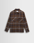 Whiting - Brown And Blue Moon Check Overshirt