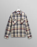 Whiting - Ecru And Multicolour Jazz Weave Overshirt