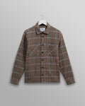 Whiting - Grey Houndstooth Wool Overshirt