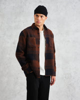 wax london Whiting - Multicolour Check Mohair Overshirt