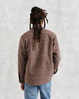 wax london Whiting - Multicolour Mini Check Overshirt