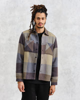 wax london Whiting - Multicolour Square Check Overshirt