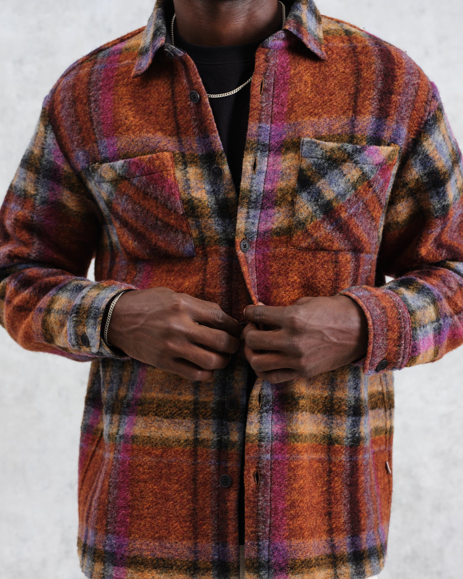 Wax London Whiting Check Overshirt | Nordstrom