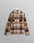 Whiting - Natural And Brown Pike Check Overshirt