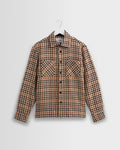 Whiting - Natural Houndstooth-Weave Overshirt