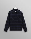 Whiting - Navy And Blue Skate Check Overshirt