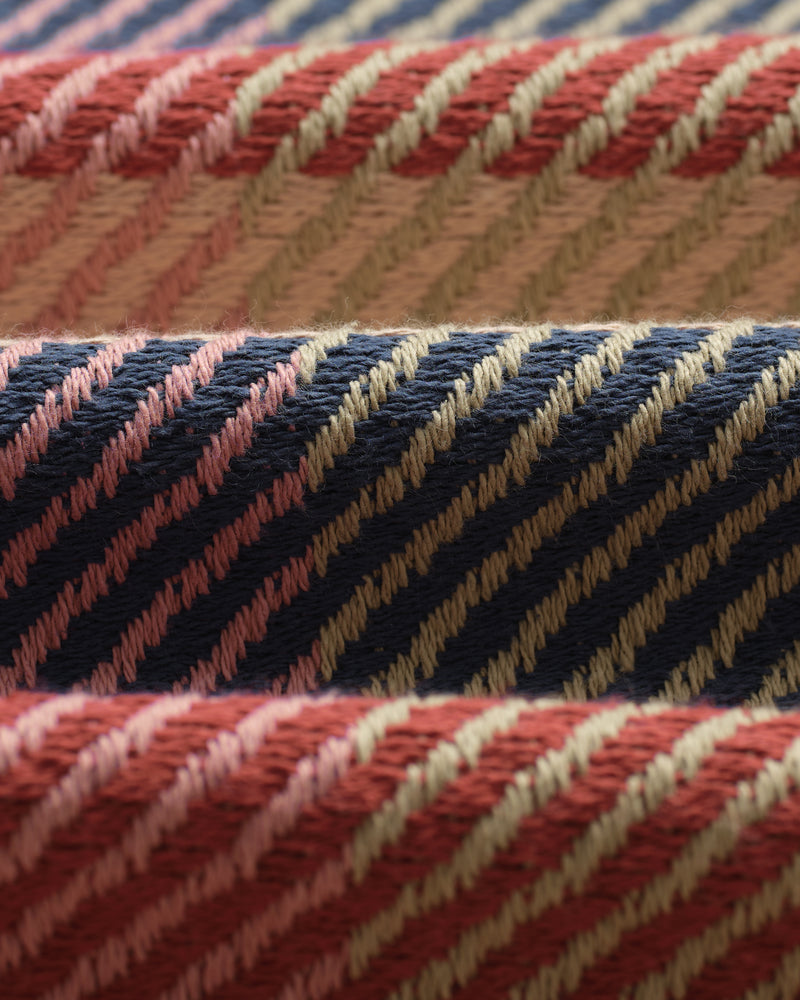 Men's Red And Multicolour Block Check Overshirt & Wax London