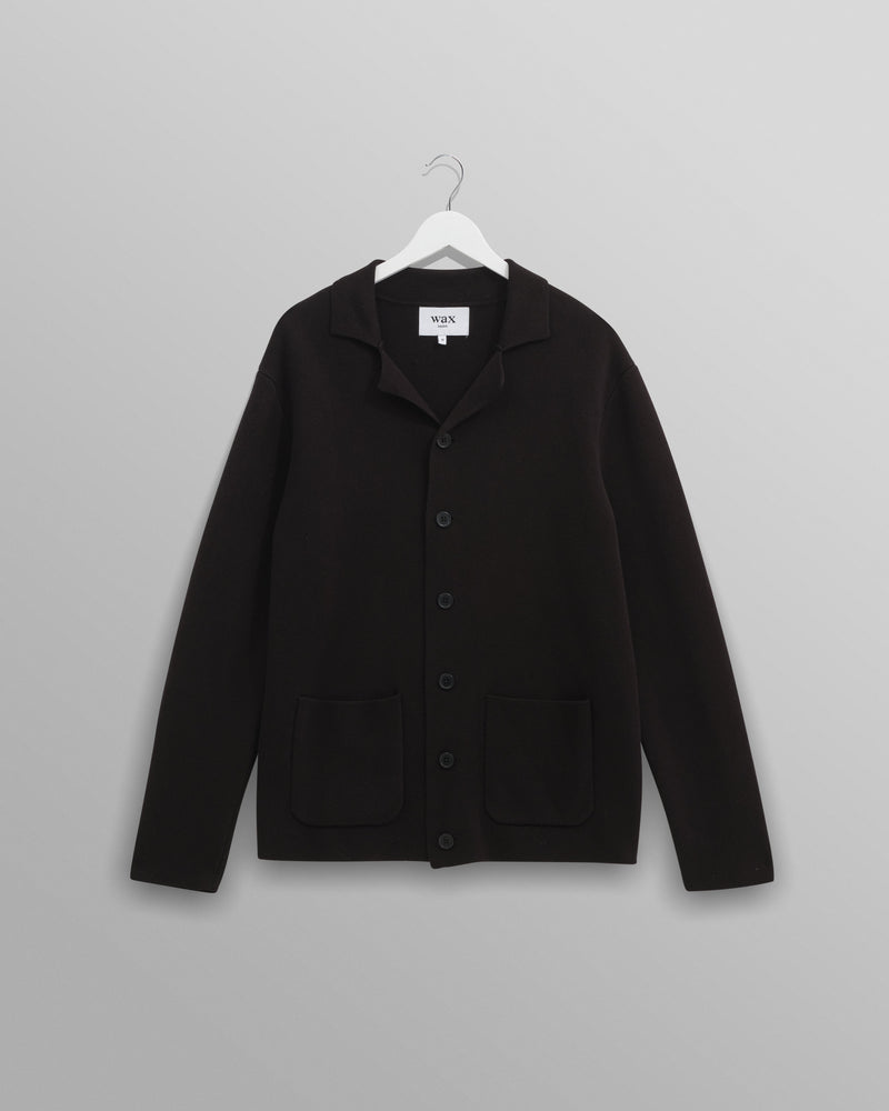 wax london Wightman - Black Milano Cardigan