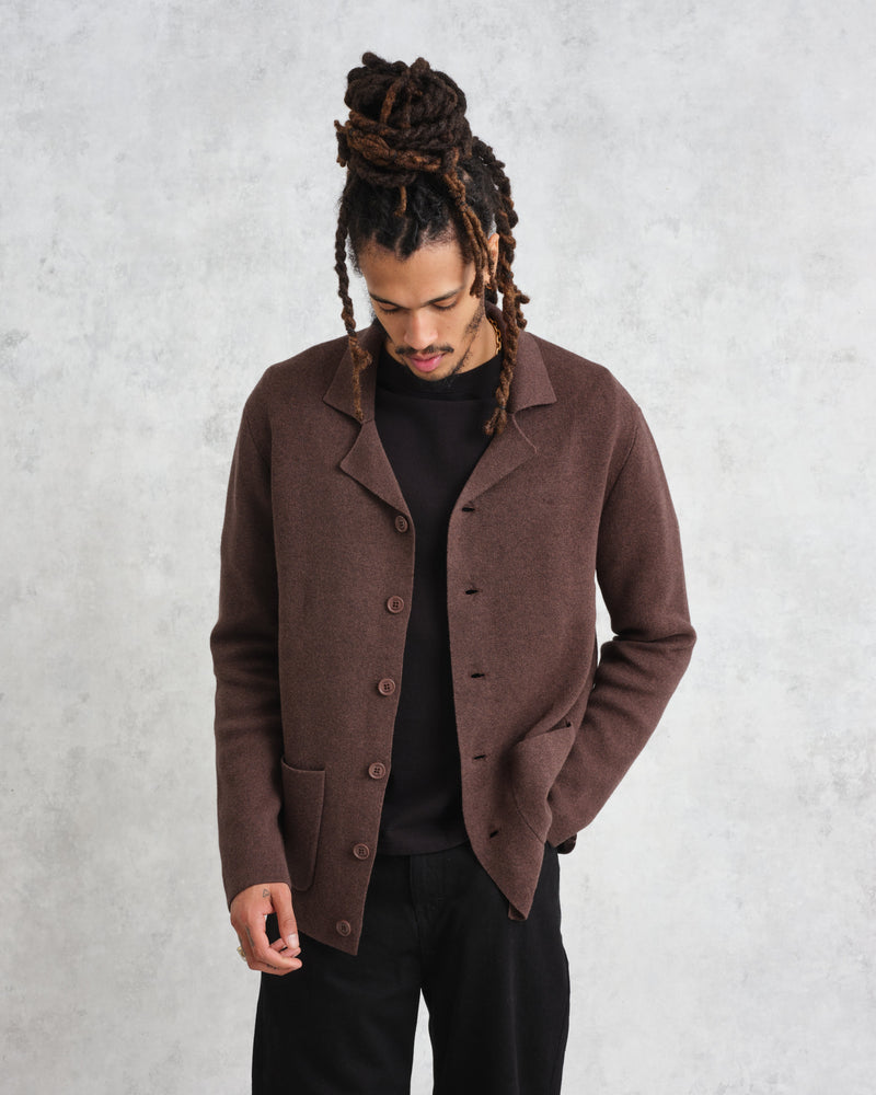 wax london Wightman - Brown Milano Cardigan