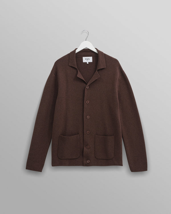 wax london Wightman - Brown Milano Cardigan