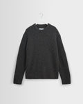 Wilde - Charcoal Donegal Wool Crewneck