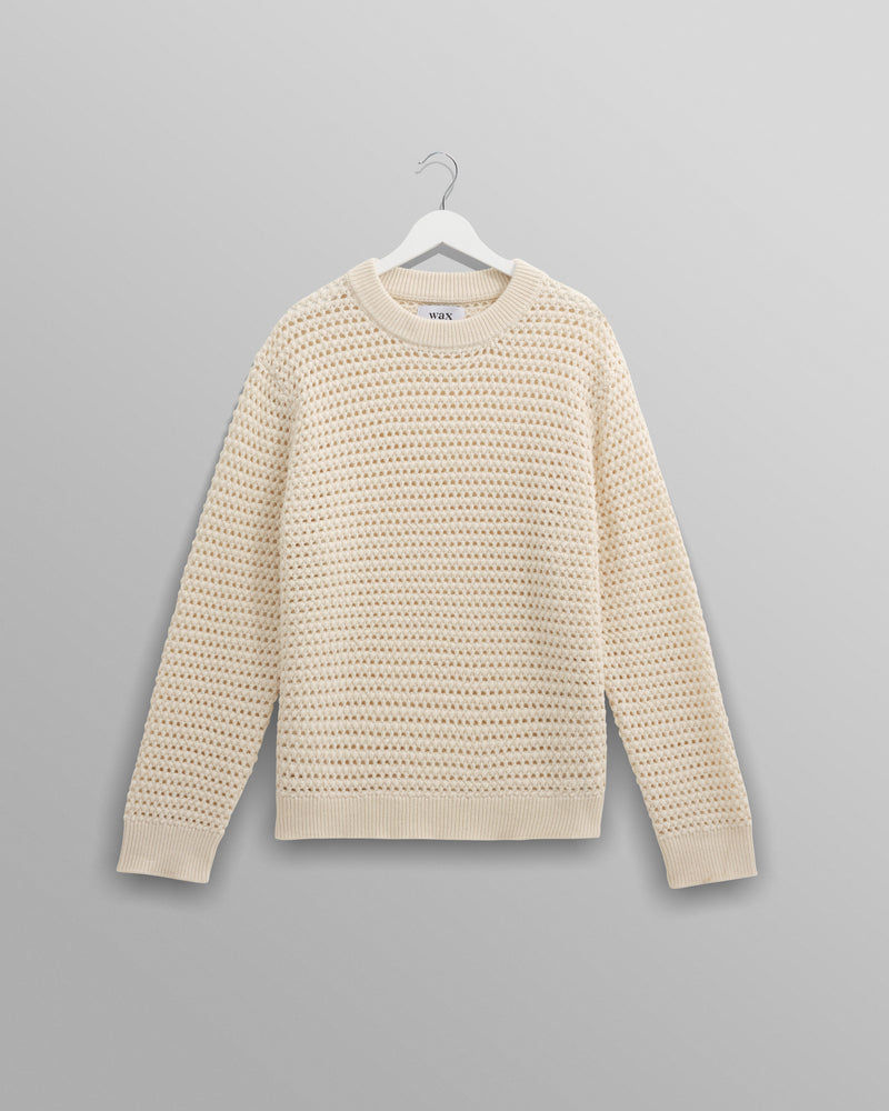 wax london Wilde - Ecru Open Knit Jumper