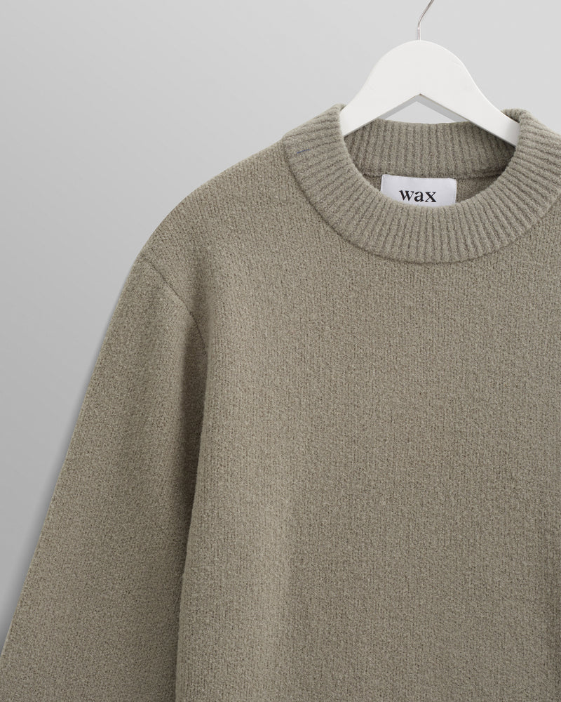 wax london Wilde - Green Boucle Jumper