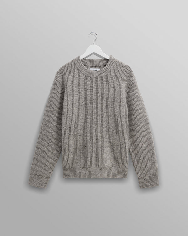 wax london Wilde - Grey Fleck Crew Neck