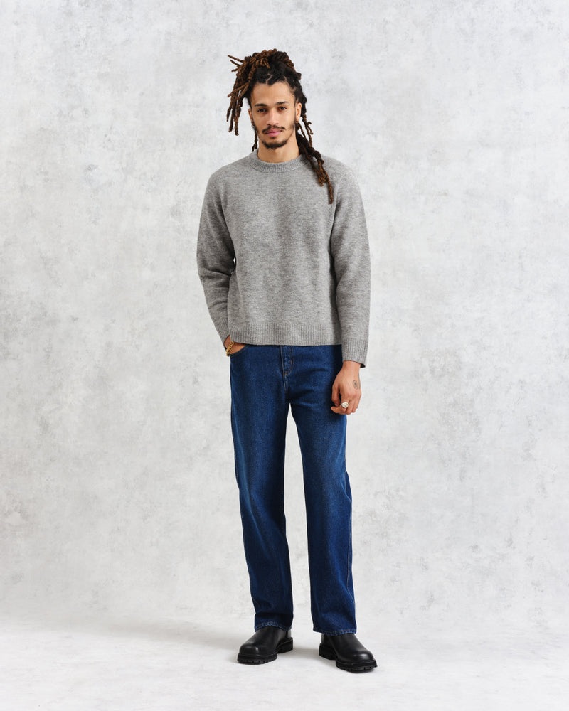 wax london Wilde - Grey Marl Boucle Jumper