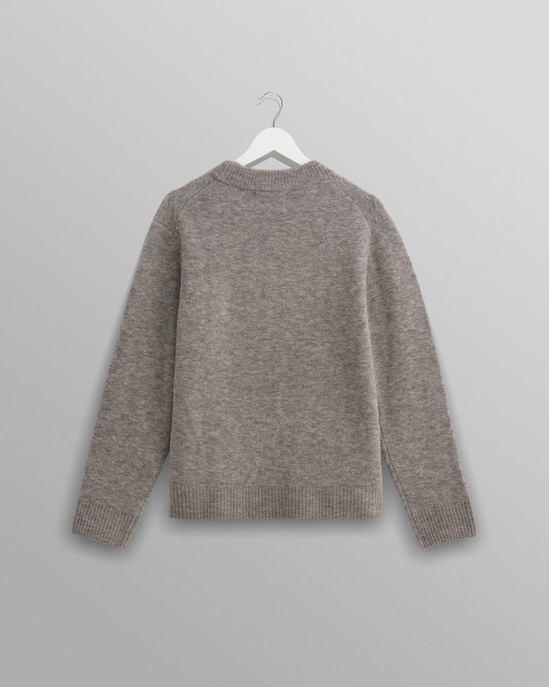 wax london Wilde - Grey Marl Boucle Jumper