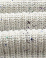 wax london men's Wilde - Multicolour Fleck Ribbed Chunky Wool Crewneck