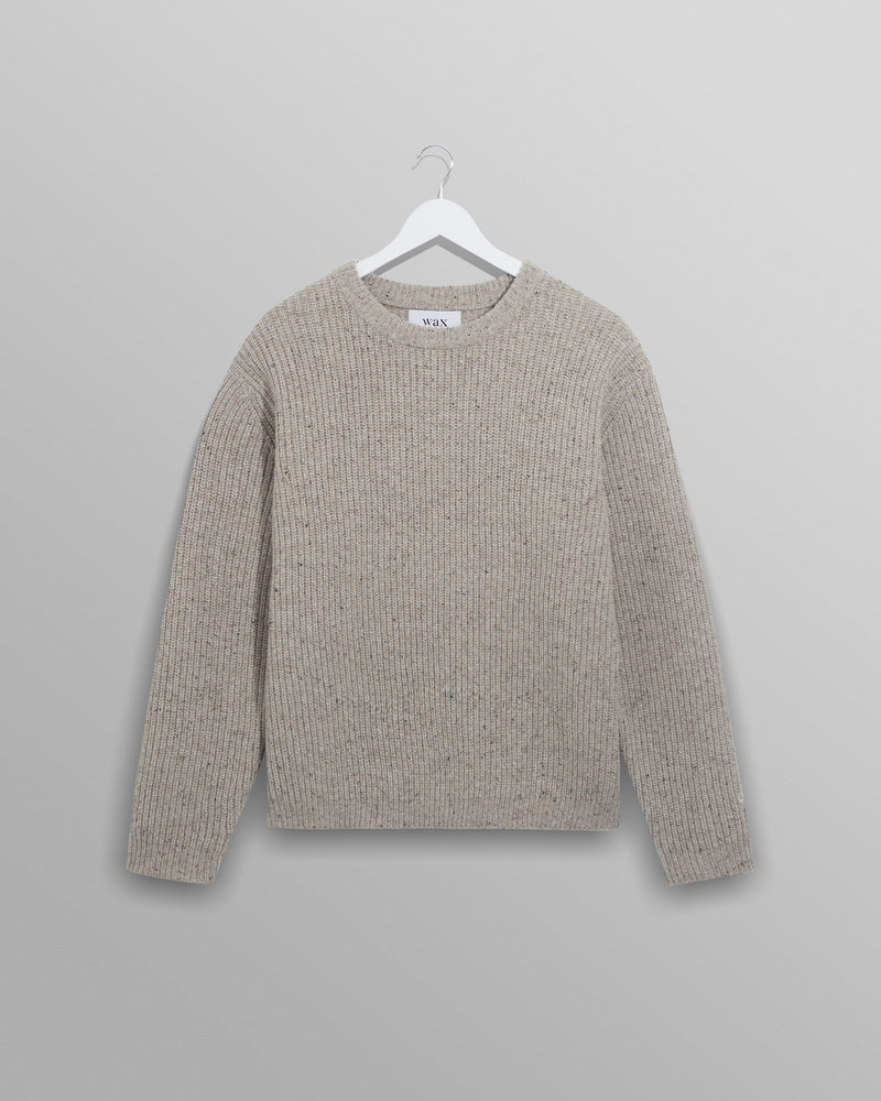 wax london Wilde - Natural Fleck Wool Jumper