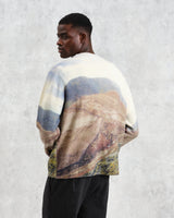 wax london Wilde - Natural Landscape Print Wool Jumper