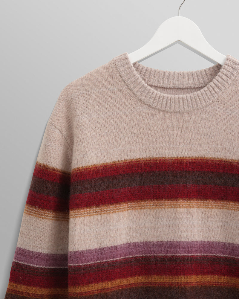 wax london Wilde - Oatmeal Brush Stripe Jumper