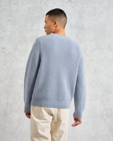 wax london Wilde - Pale Blue Waffle Knit Jumper