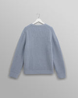 wax london Wilde - Pale Blue Waffle Knit Jumper