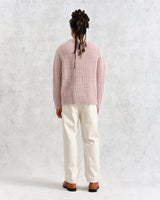 wax london Wilde - Pink Heavyweight Knit Jumper