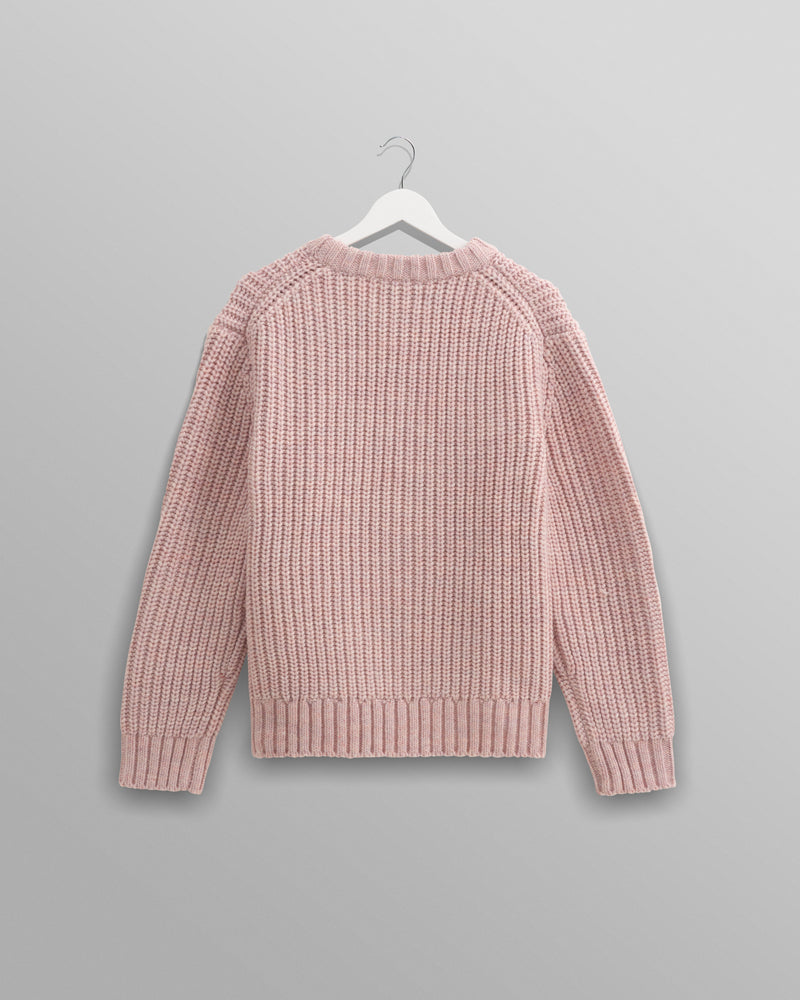 wax london Wilde - Pink Heavyweight Knit Jumper