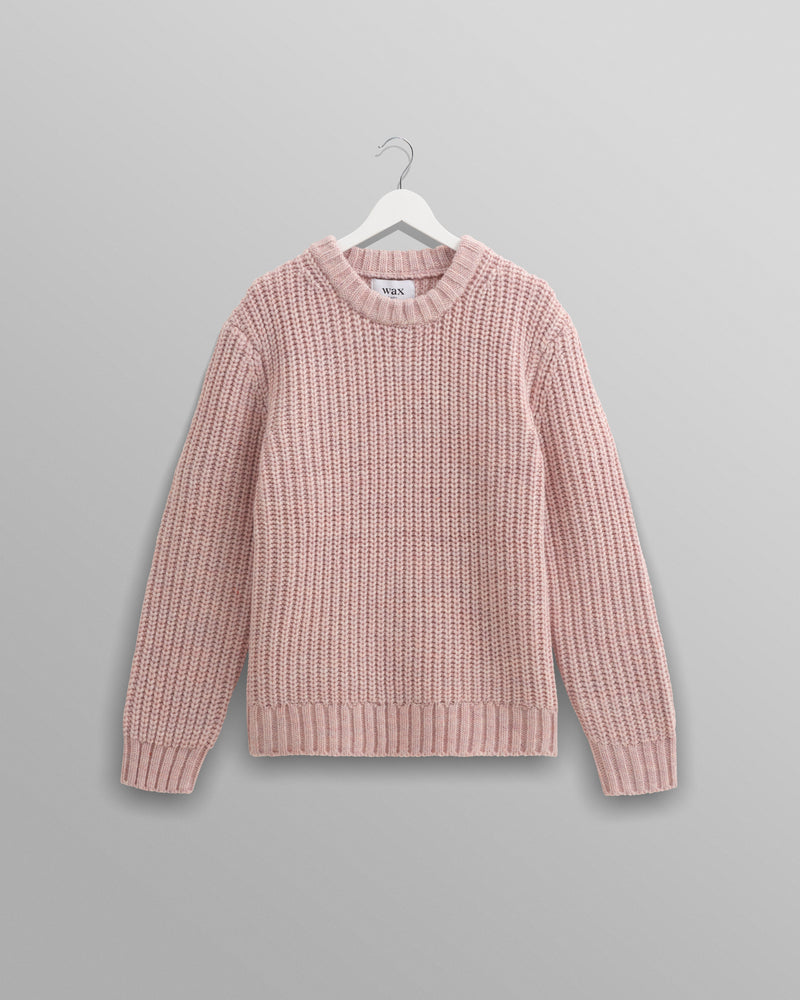 wax london Wilde - Pink Heavyweight Knit Jumper