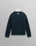 Wilde - Teal Fluffy Wool Crewneck
