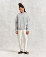 wax london Zen - Blue Oversized Organic Cotton Sweat