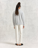 wax london Zen - Blue Oversized Organic Cotton Sweat