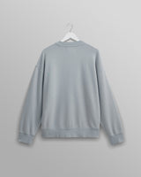 wax london Zen - Blue Oversized Organic Cotton Sweat