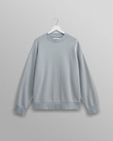 wax london Zen - Blue Oversized Organic Cotton Sweat