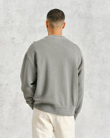 wax london Zen - Grey Oversized Organic Cotton Sweat