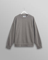 wax london Zen - Grey Oversized Organic Cotton Sweat