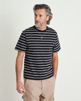 Dean T Shirt Navy Stripe
