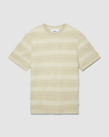 Dean T Shirt Sage Ombre Stripe