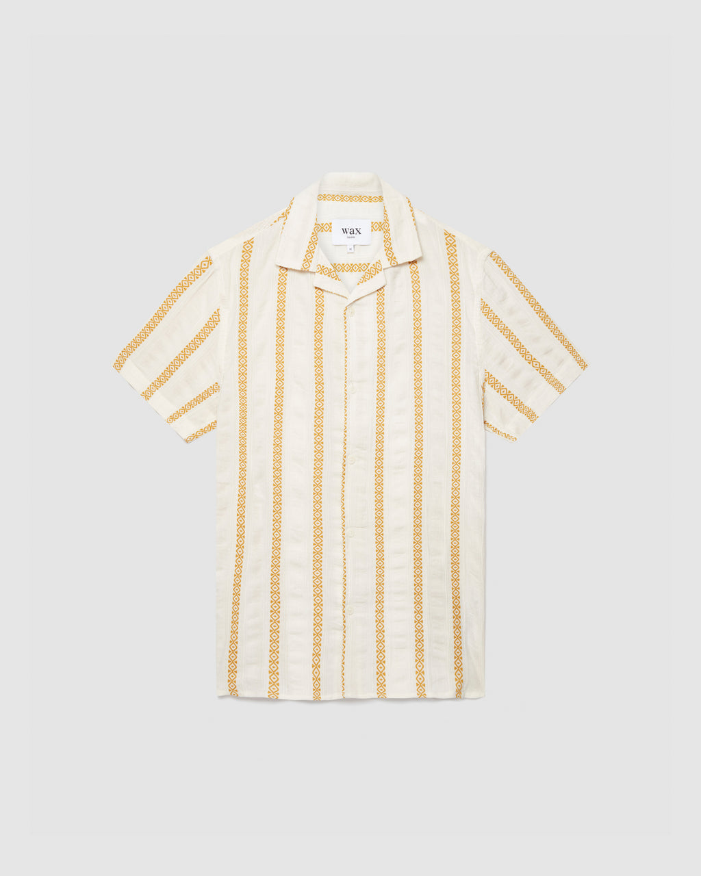 Didcot Shirt Ecru Leno Stripe