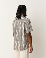 Didcot Shirt Grey/Ecru Aztec Ikat