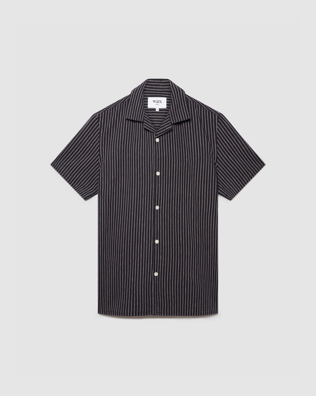 Didcot Shirt Navy Stripe | Wax London