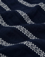 Didcot Shirt Navy Leno Stripe