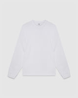 Hayden LS T-Shirt White With Tonal W