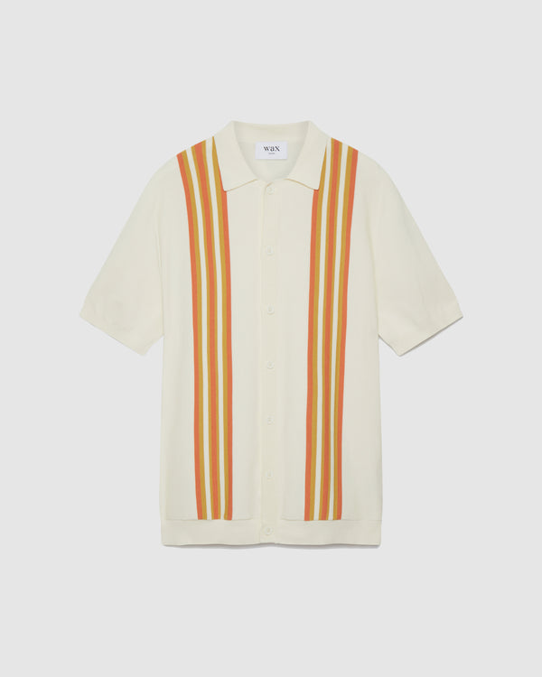 Tellaro Shirt Orange Stripe