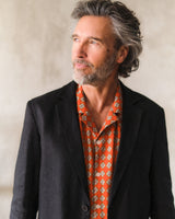 Fintry Blazer Black Linen